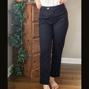 WHITE HOUSE BLACK MARKET TAPERED ANKLE MID RISE TROUSER, NWT // tagged size 2R